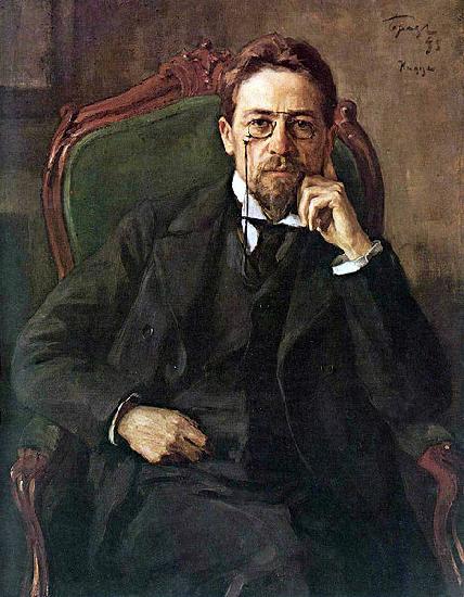 Osip Braz Portrait of Anton Pavlovich Chekhov oil painting image